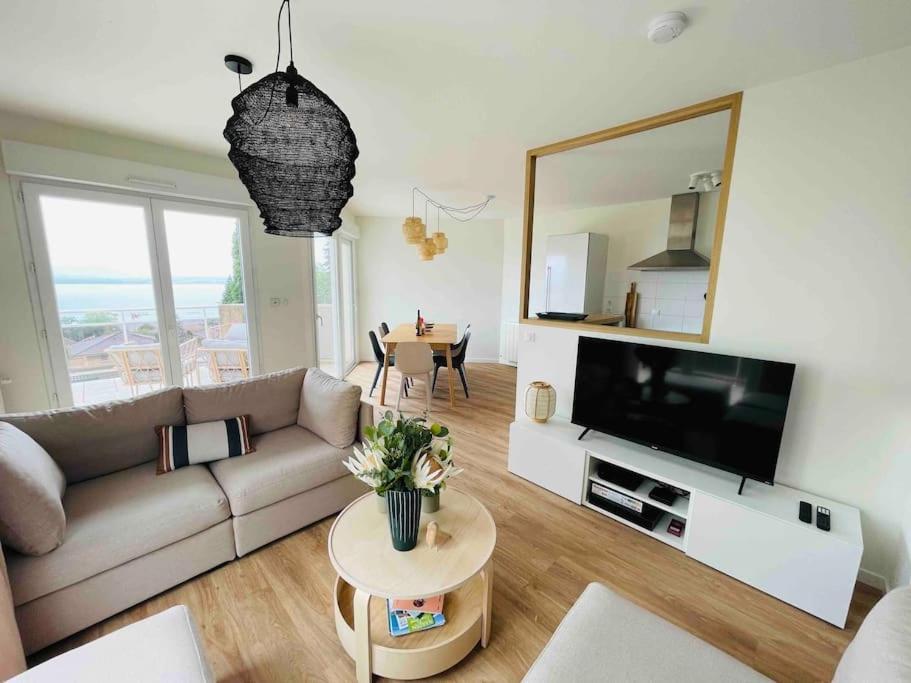 Magnifique Appart Renove Evian Duplex Vue Lac 8 Pers Exterior photo